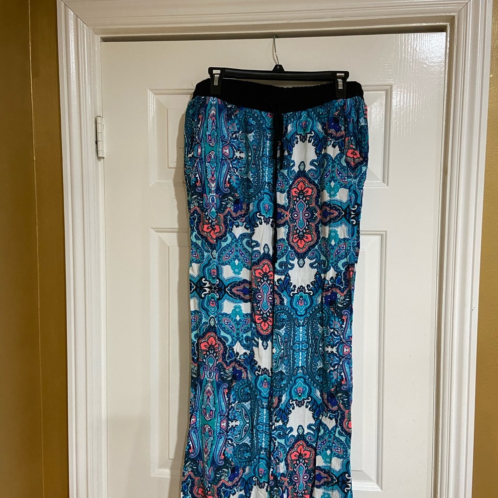 Colorful Bohemian Lounge Pants.  1 X.